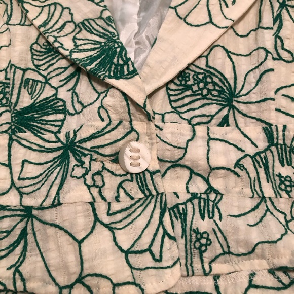 Darling cotton embroidered crop jacket XL - Picture 3 of 7